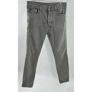 Ksubi Chitch Deep Forest Green Slim Fit Mens Jeans Cotton Blend Decorative Back